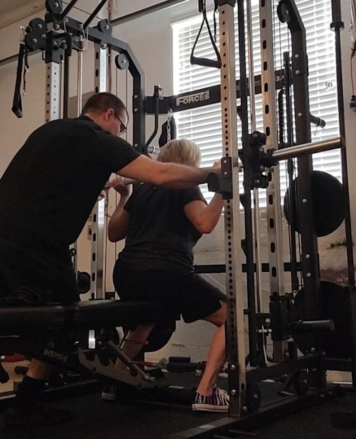 Nathaniel TenBrook Training Squat